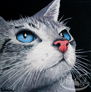 peinture chat