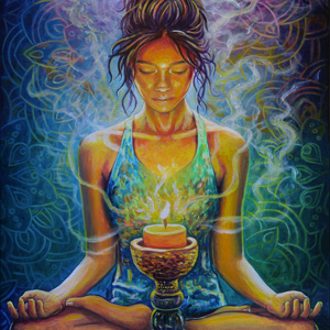 meditation par Sylvaine Merlet peintsyl