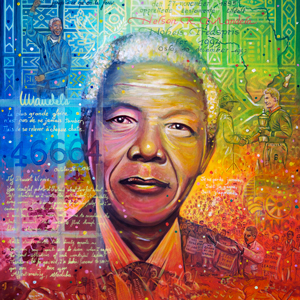 Madiba par Sylvaine Merlet peintsyl