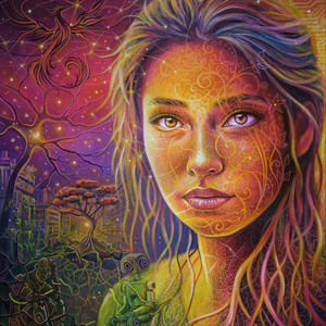 la nature reprend ses droits par Sylvaine Merlet peintsyl