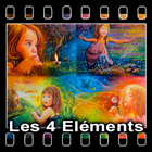 4 elements par Sylvaine Merlet peintsyl